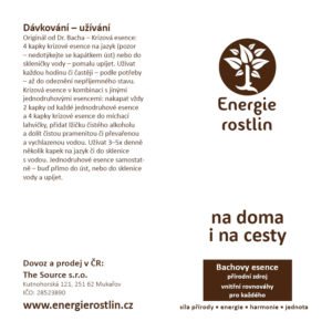 Energie rostlin_Bachovy esence jako lékárna na cesty i na doma_cestovní balení