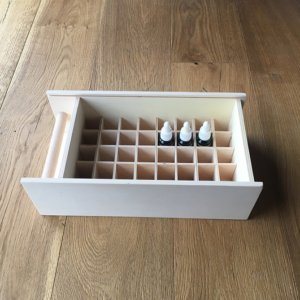 Bachovy esence_dřevěný box na uskladnění a převoz lahviček - Energie rostlin
