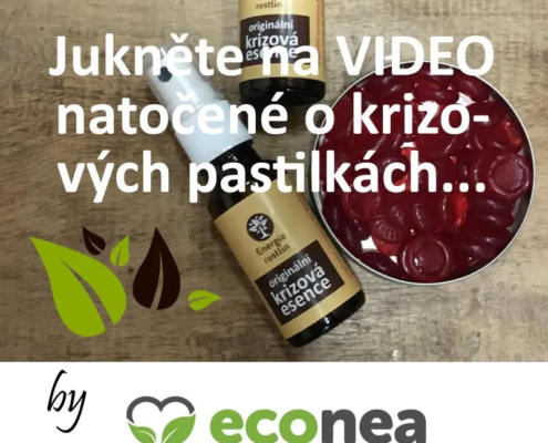 O krizových pastilkách - Originál Dr. Bacha - Econea